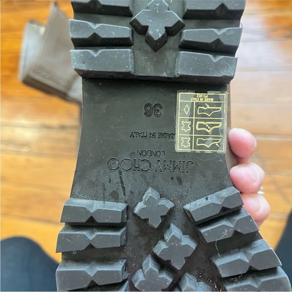 Taupe Jimmy Choo Hatcher boots 36 Worn once - Picture 4 of 6